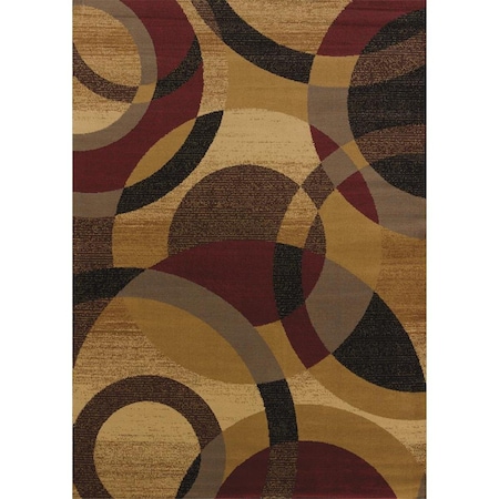 Rlm Distribution Affinity Ricochet Area Rug - Gold - 5 ft. 3 in. x 7 ft. 2 in. HO3085931